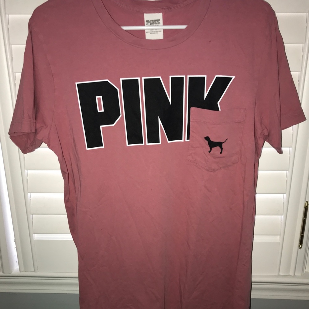 Pink campus tee